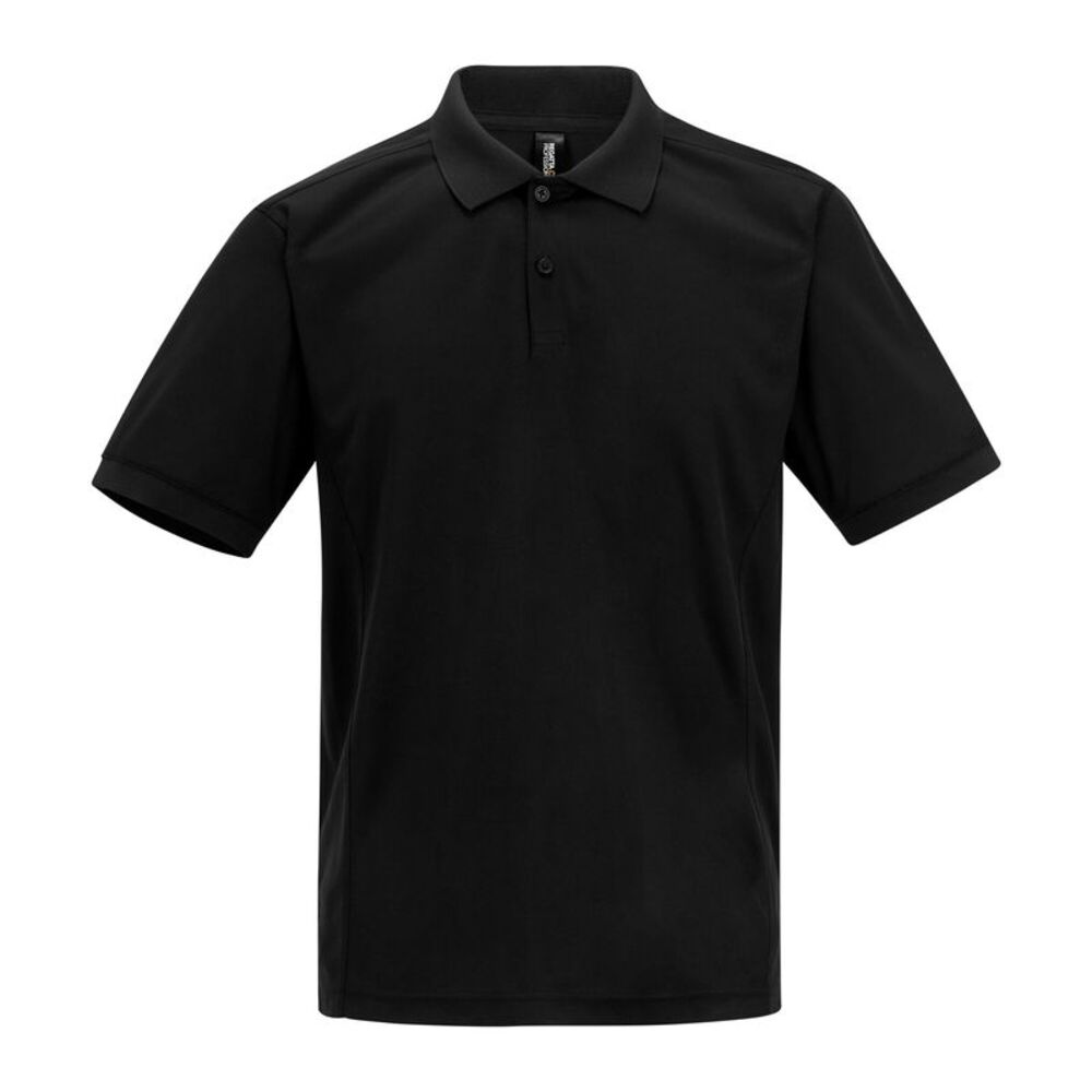 Regatta Professional Unisex Adult Pique Polo Shirt / Black
